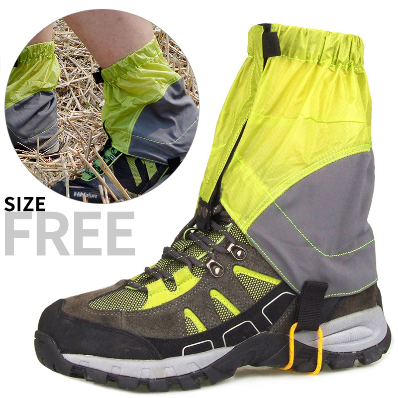 Picture of Outdoor Mountaineering Snow Cover Sand-proof Waterproof Tear-resistant Leg Cover Silicone-coated Nylon Hiking Leg Cover Lightweight Leg Cover