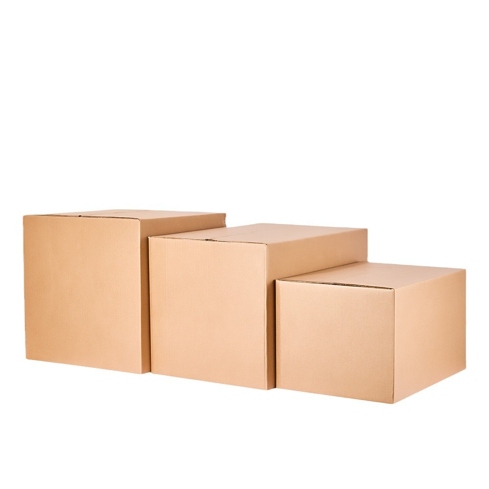 Picture of German Design Fully Foldable Tape-Free Moving Large Cardboard Boxes Regular Cardboard Storage Packing Boxes Corrugated Paper