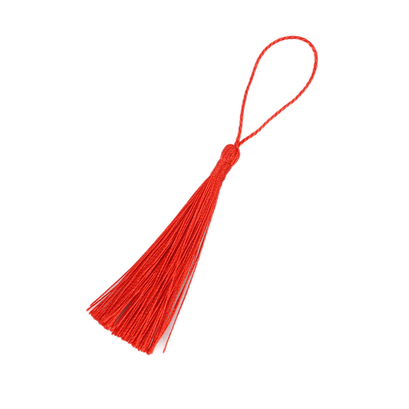 Picture of 90 silk new vertical tassel red envelope candy box bookmark tassel factory direct small tassel hanging spike