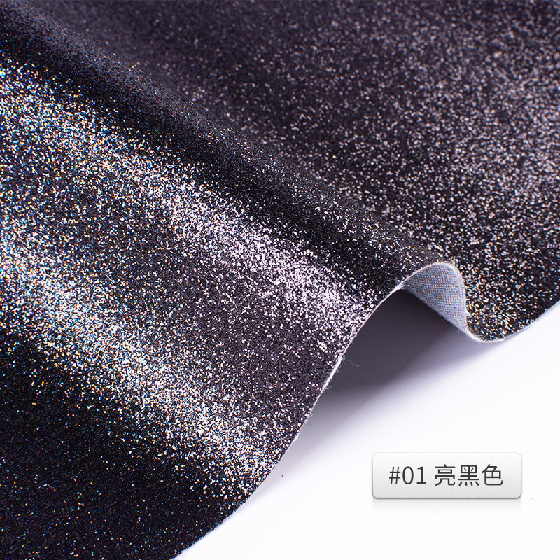 Picture of Glitter Cloth Pu Leather Fabric Glitter Christmas Glitter Sequin Textile Leather Glitter Clothing Accessories