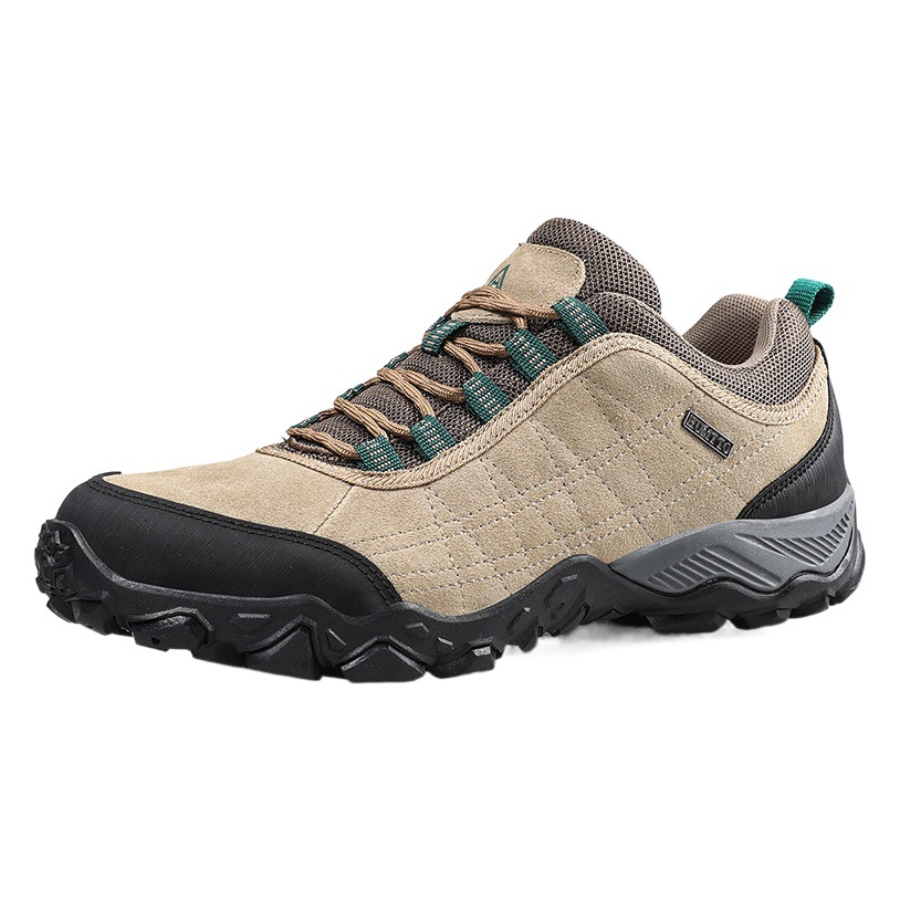 Men's Four Seasons non-slip waterproof wear-resistant casual sneaker lightweight leather breathable construction site work shoes