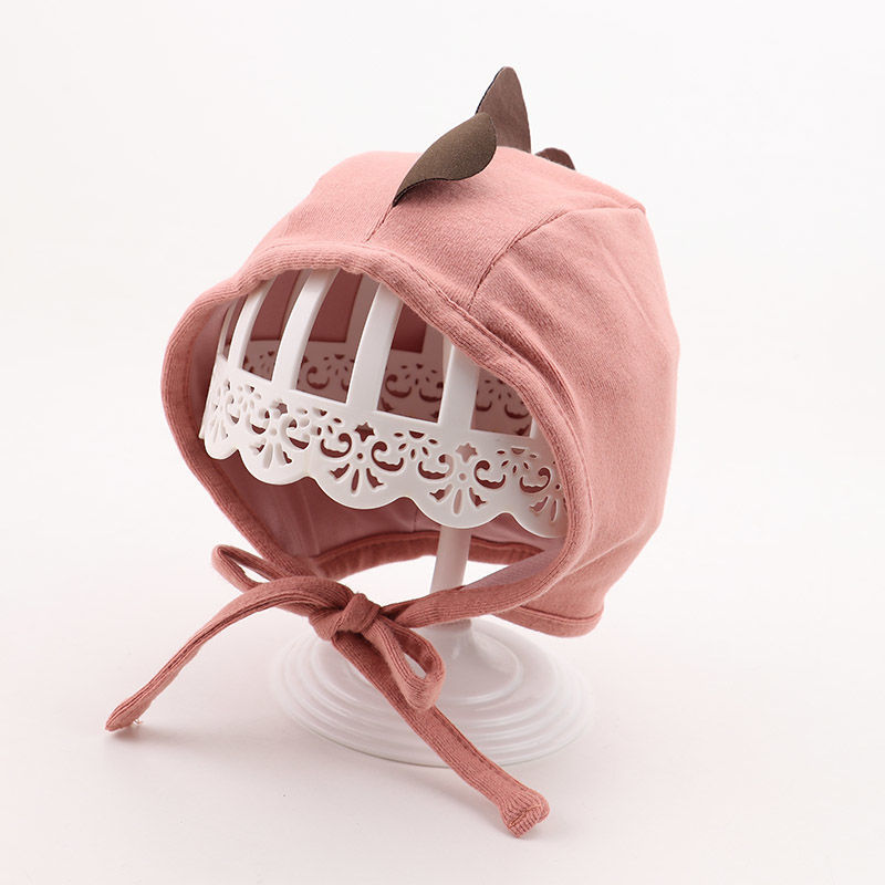 Picture of Baby Hat Spring and Autumn Thin Pure Cotton Cute Super Cute Ear Protection Hat Autumn and Winter Baby Lei Feng Cap Trendy