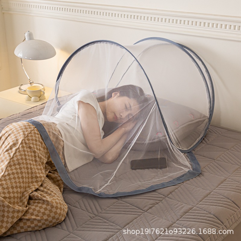 Installation-free Mosquito Net Foldable Anti-mosquito for Overseas Travel Portable Anti-mosquito Net for Dormitory Home