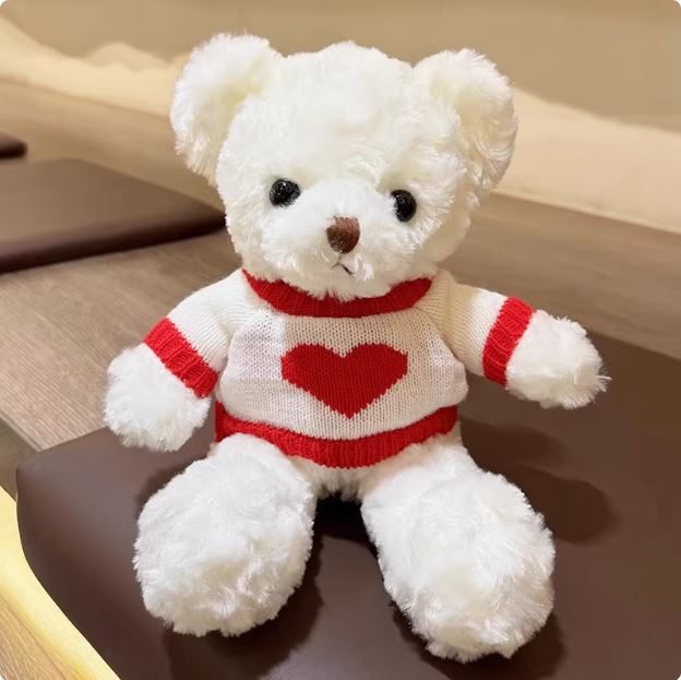 Picture of Sweater Teddy Bear Hug Bear Doll Plush Toy Bear Pillow Doll Wedding Gift Cute