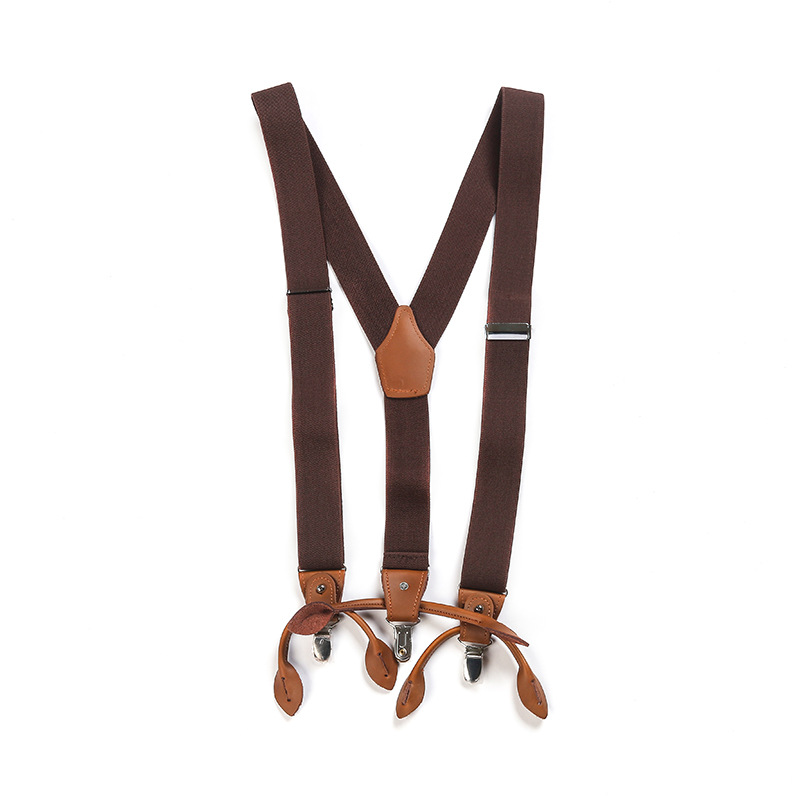 Picture of OKONKWO X Y TYPE suspenders suspenders pants accessories suspenders detachable Adjustable suspenders