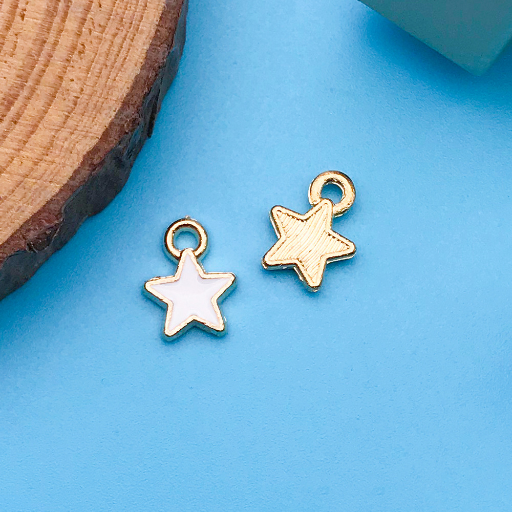 Picture of Mix 30 Color Cartoon Creative Drop Oil Jewelry Zinc Alloy Pendant DIY Earrings Necklace Pendant Jewelry Accessories