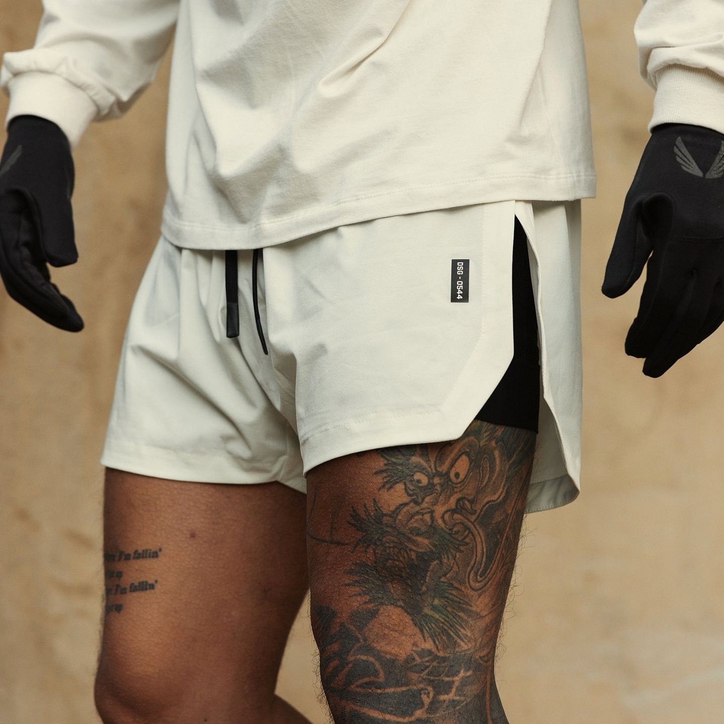 Multifunctional Sports Shorts Men's Three-point Pants American Double-layer Running Training High Stretch Basketball Quick-drying Fitness Pants