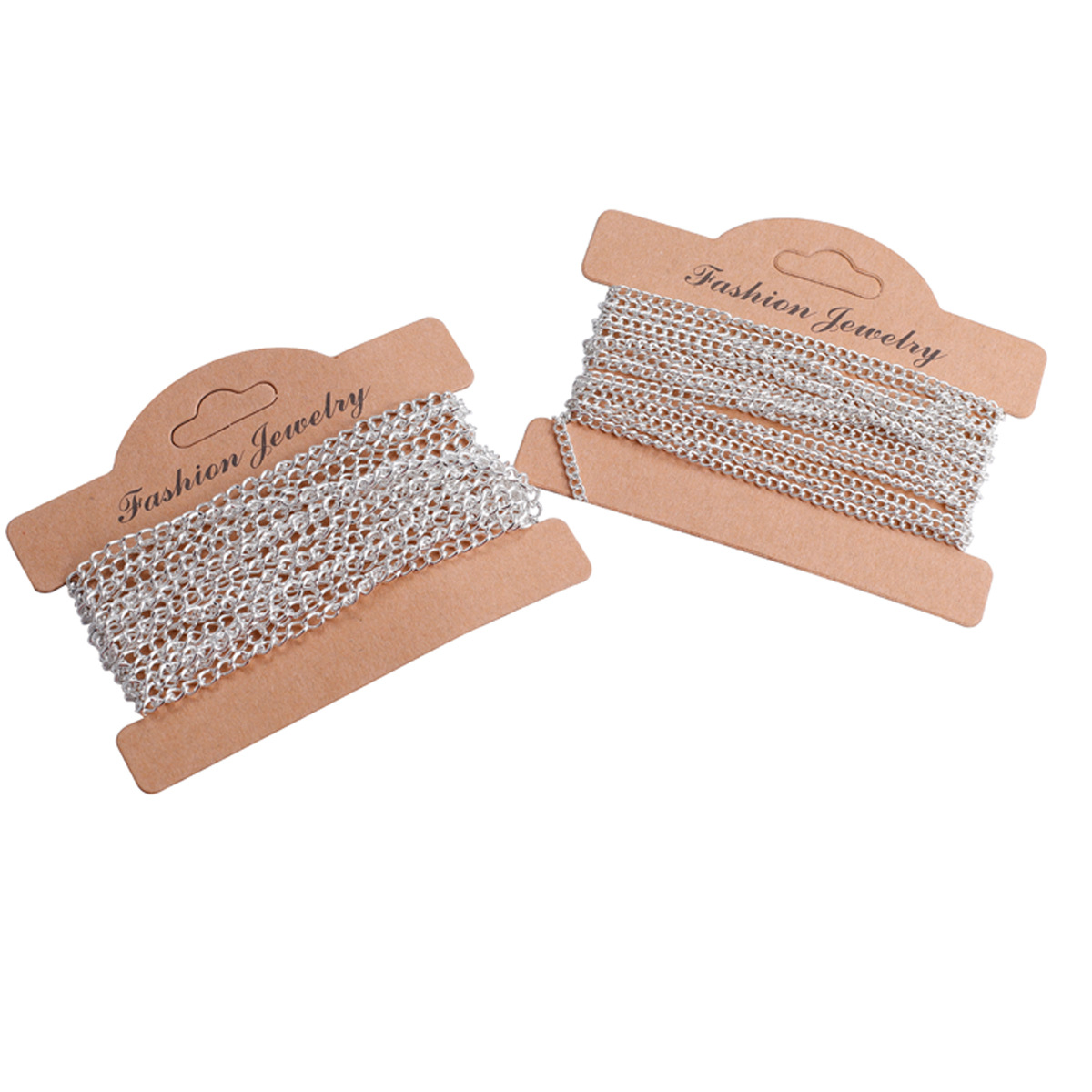 Picture of 2.5mm 3.5mm flat secret chain Handmade DIY jewelry necklace bracelet 3 M chain iron plated 9 colors optional