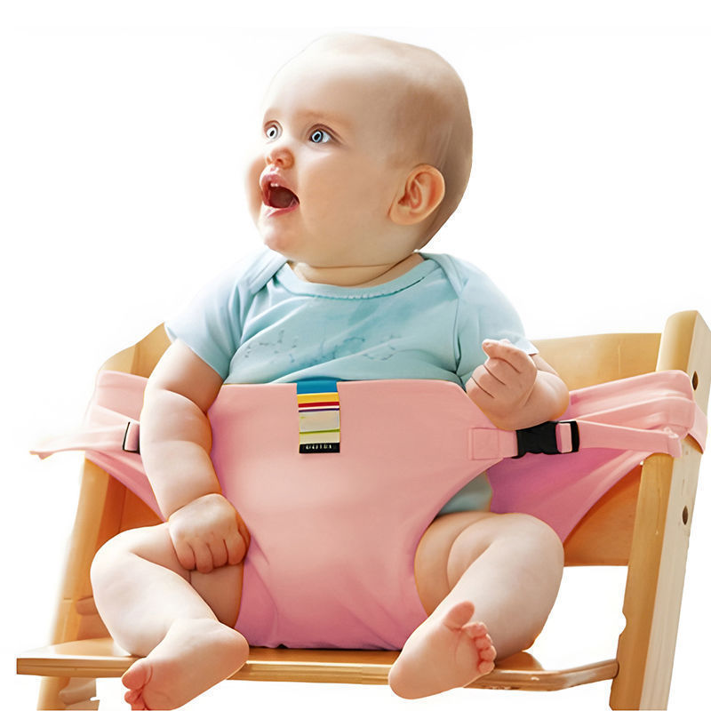 Picture of Baby Dining Chair Safety Belt Portable Kidsren's Universal Fixed Belt Outing Chair Strap Baby Eating Seat Belt