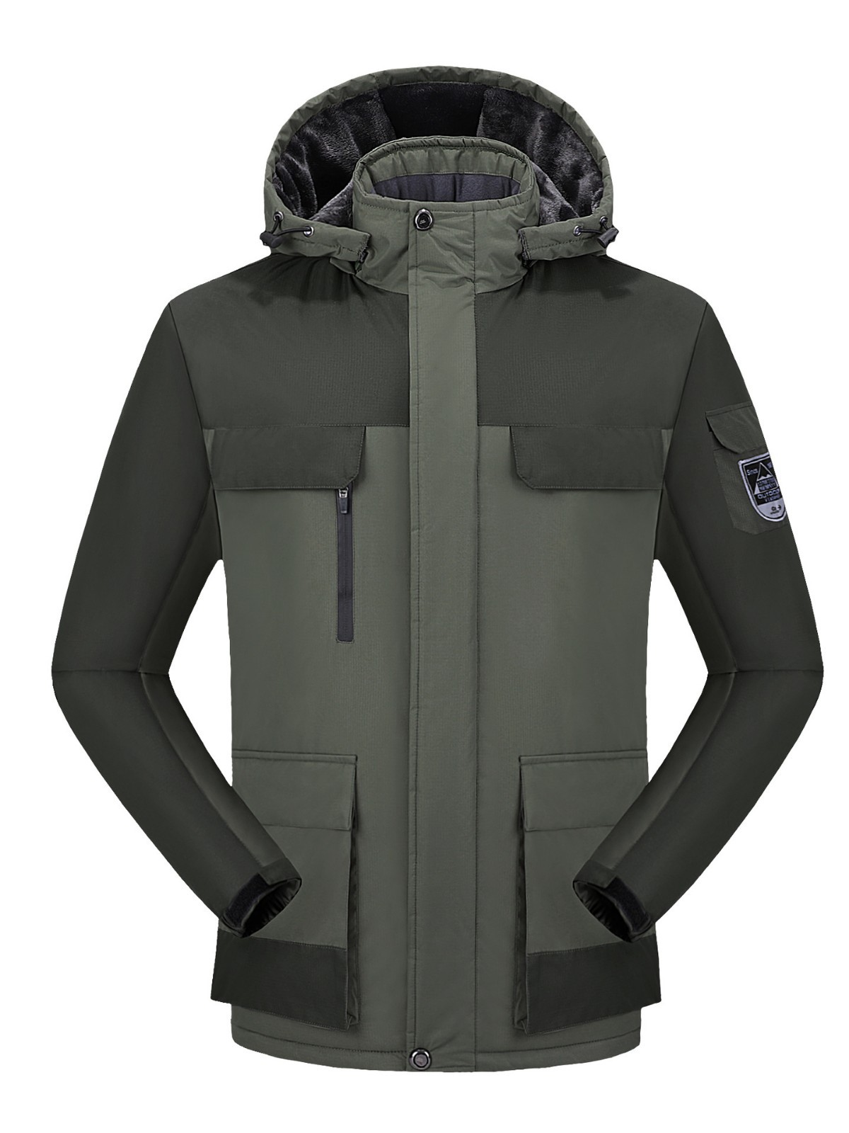 Spring and Autumn New Jacket Men's Jacket Trend Loose Cargo Jacket Hood