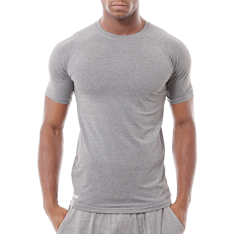 Picture of Summer Outdoor Basketball Running Training Tight Fitness Short-sleeved Quick-drying T-shirt Men's Quick-drying Top