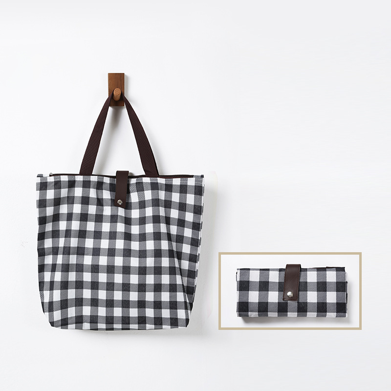 Picture of Oxford Cloth Foldableing Shopping Bag Satchel Shopping Bag Satchel Advertising Environmentally Friendly Foldableable Grocery Shopping Bag Customization