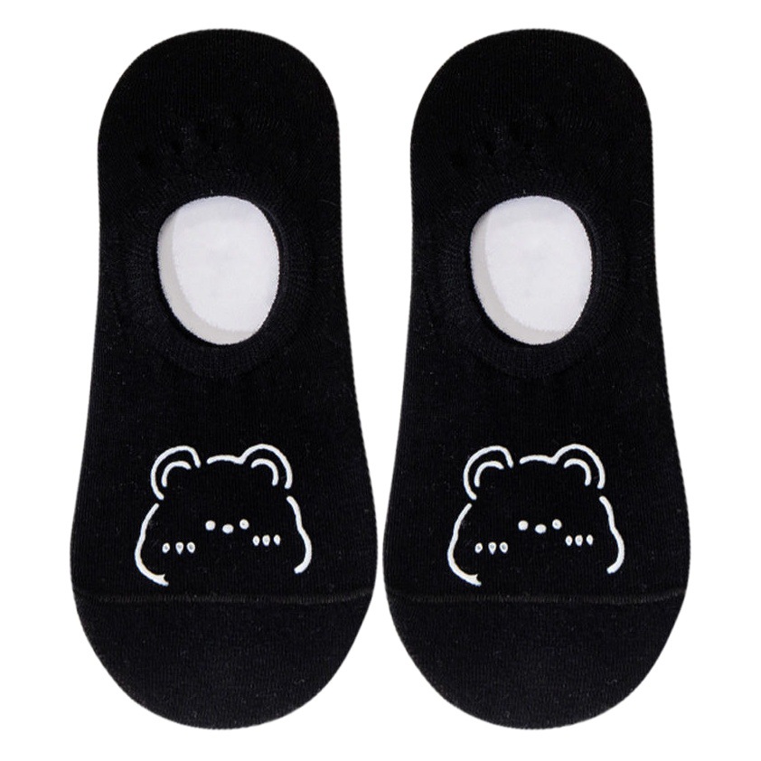 Boat socks female shallow bear cute Japanese cartoon socks socks hidden socks summer new thin women socks wholesale