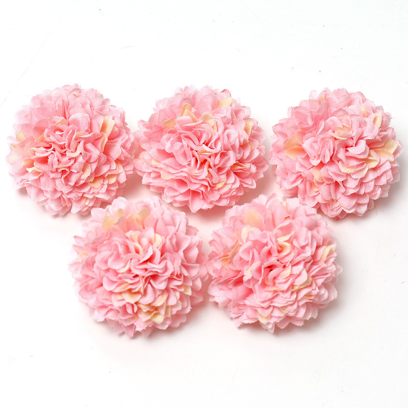 Picture of Pink simulation flower wedding shooting props handmade DIY hair accessories decoration Amazon flower box material