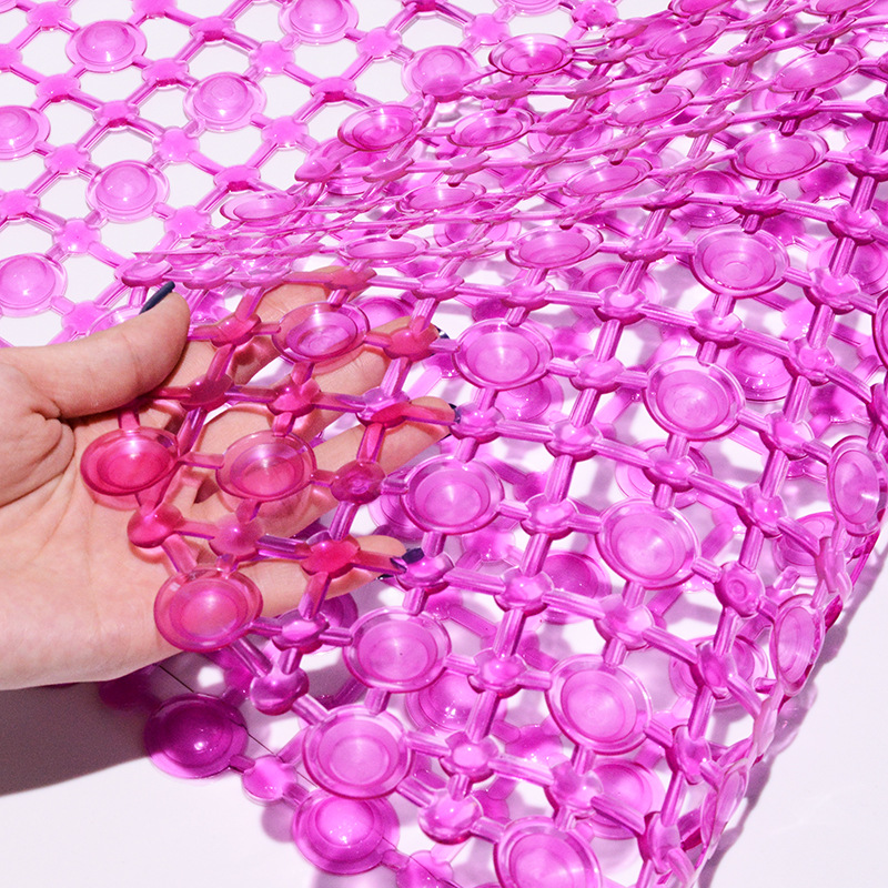 Picture of PVC bathroom non-slip mat with suction cup bathroom bath mat bathtub shower room bathroom mat bathroom mat
