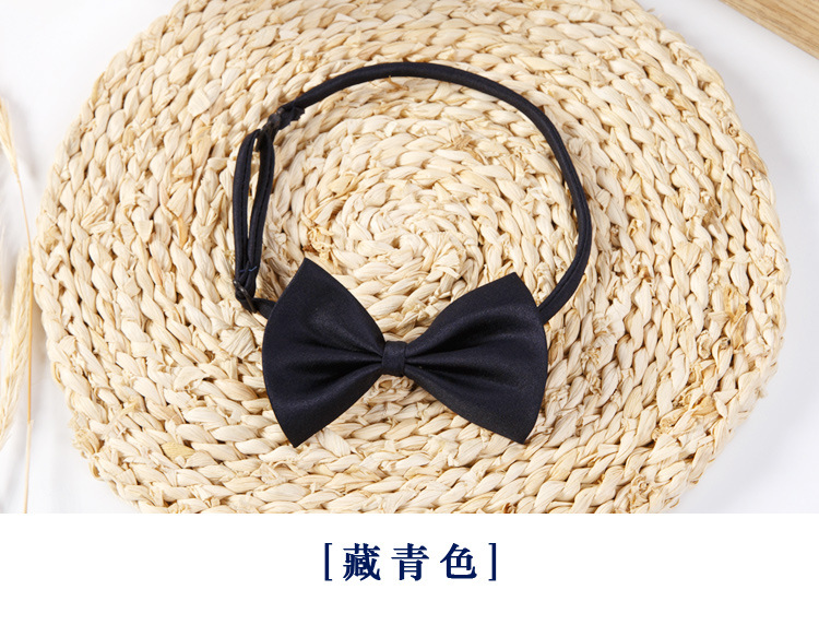 Picture of Children's Little Tie Boys' Bowknot Girls' Children's Baby Flower Girl Dress Jewelry British Black Red White