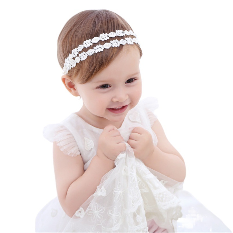 Korean Style Baby Hair Band Baby Lace Headband Girl Baby Stylish Princess Hair Accessories 100 Days Photography Accessories Hair Accessories