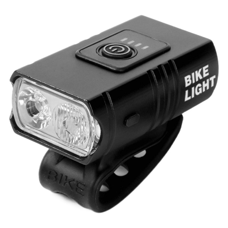 Picture of Bicycle lights aluminum alloy headlights strong light riding flashlight equipment night riding road mountain bike accessories suit taillights