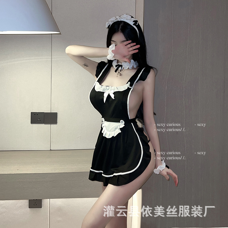 Man's sexy maid's sexy underwear passion midnight charm temptation uniform set a generation of wholesale