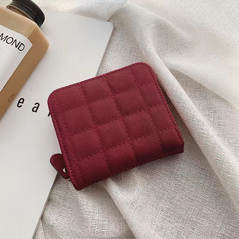 Picture of 2024 Cross-border Mini Small Wallet Women's Bag Short Zipper Short Cute Coin Purse Student Embroidered Wallet for Women