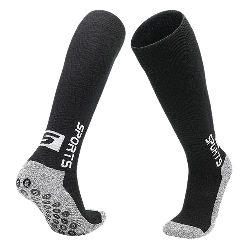 Cross-border Professional Long-tube Antibacterial Socks High-tube Over-the-knee Non-slip Football Socks Thickened Towel Bottom Sweat-absorbent Sports Socks for Men