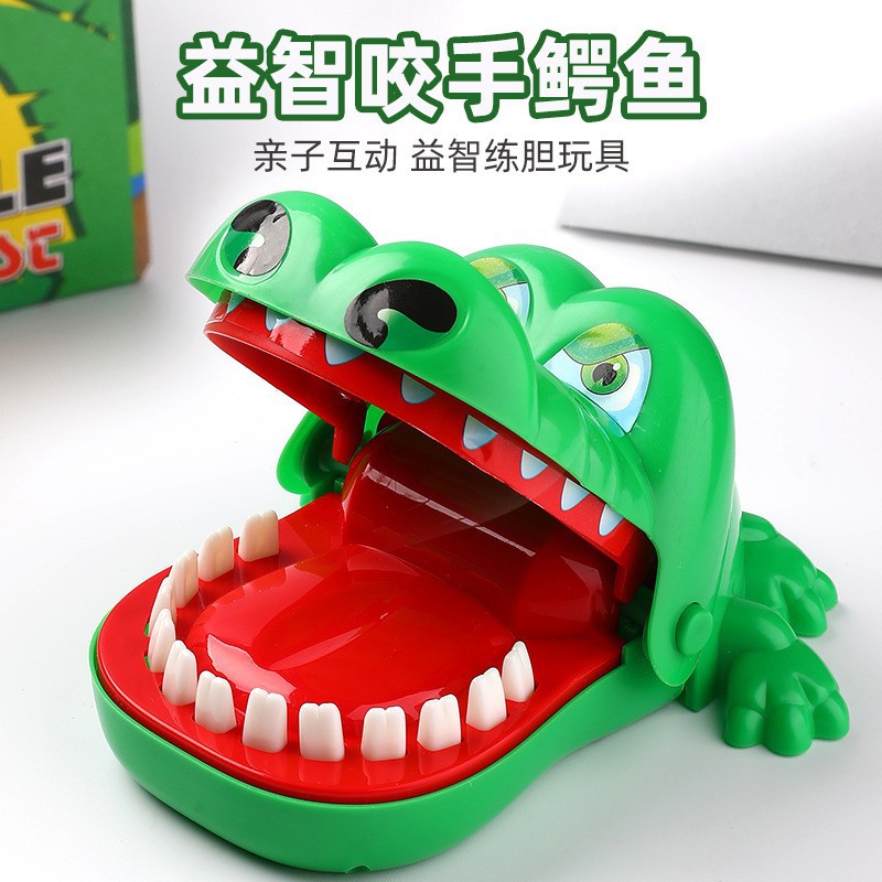 Picture of Douyin's Same Finger-Biting Crocodile Toy Family Tooth Extraction Game Whole Magic Props Kidsren's Toys Wholesale