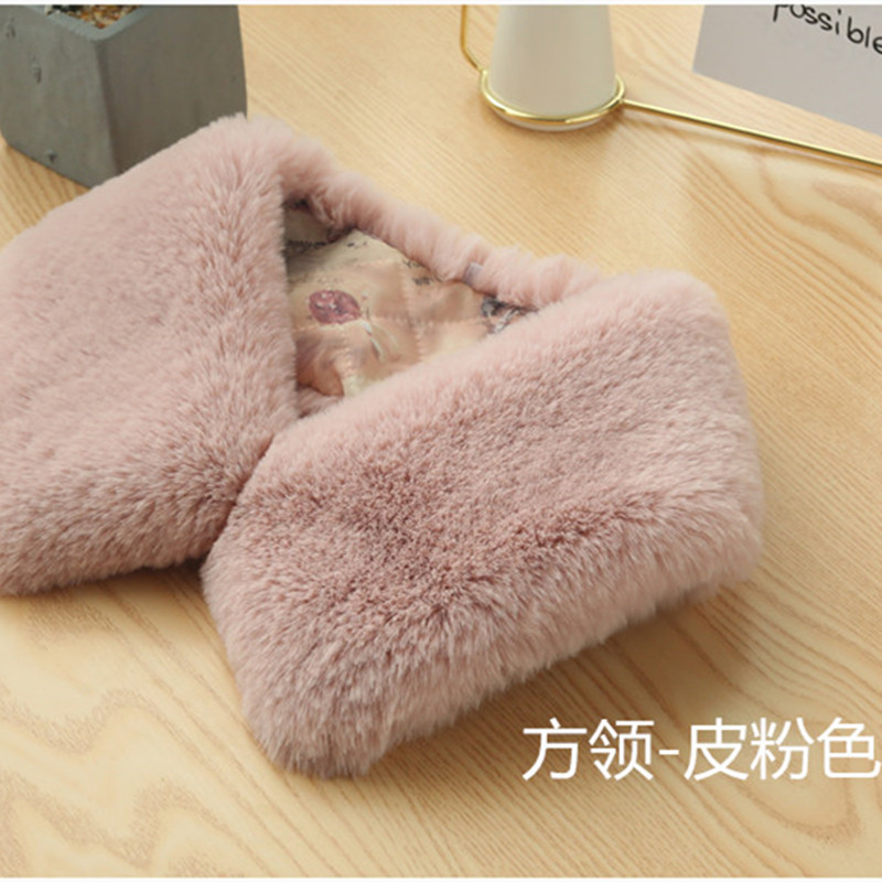 Picture of Amazon cross-border autumn and winter imitation rex rabbit fur collar scarf fur collar warm fur artificial fur scarf neck protection
