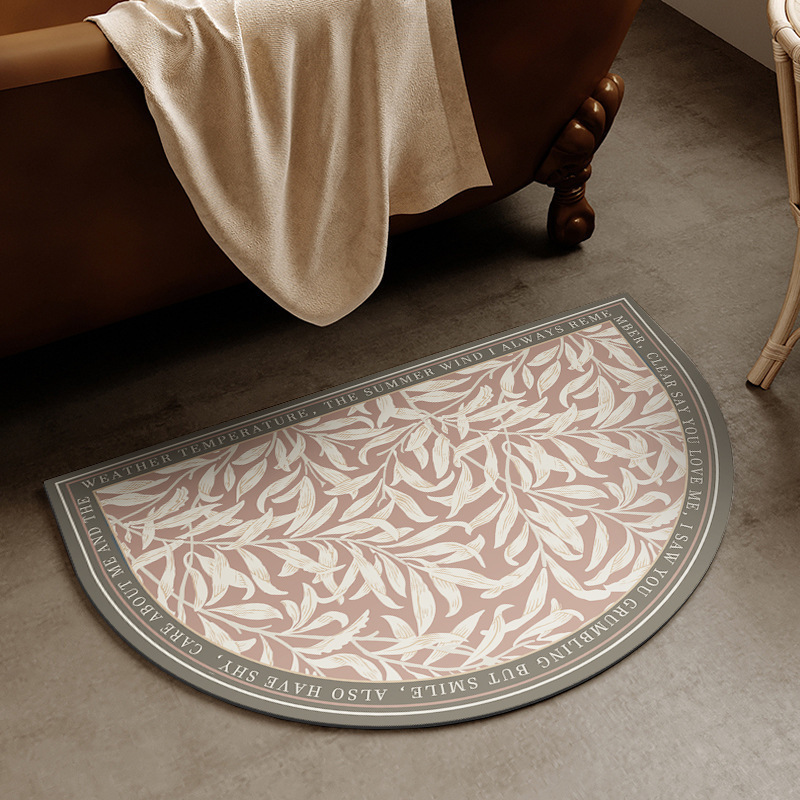 Picture of Diatom mud carpet vintage American floor mat bathroom door mat bedroom entrance mat bathroom kitchen entrance mat