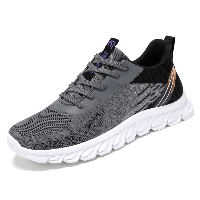 Picture of Sports Shoes for Men 2025 Summer New Export Men's Shoes One-Piece Drop-Shipping Lace-Up Running Shoes Fashion Trendy Shoes for Men