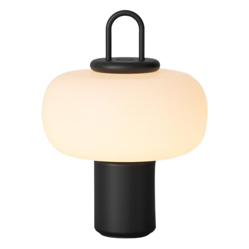 Post-modern minimalist creative children's bedroom Japanese bedside lamp designer model room study glass table lamp