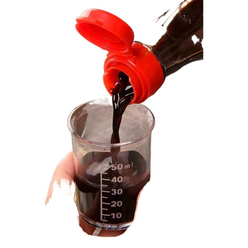 Japanese-style kitchen baking measuring cup baking tool with scale plastic measuring cup multiple scale with handle