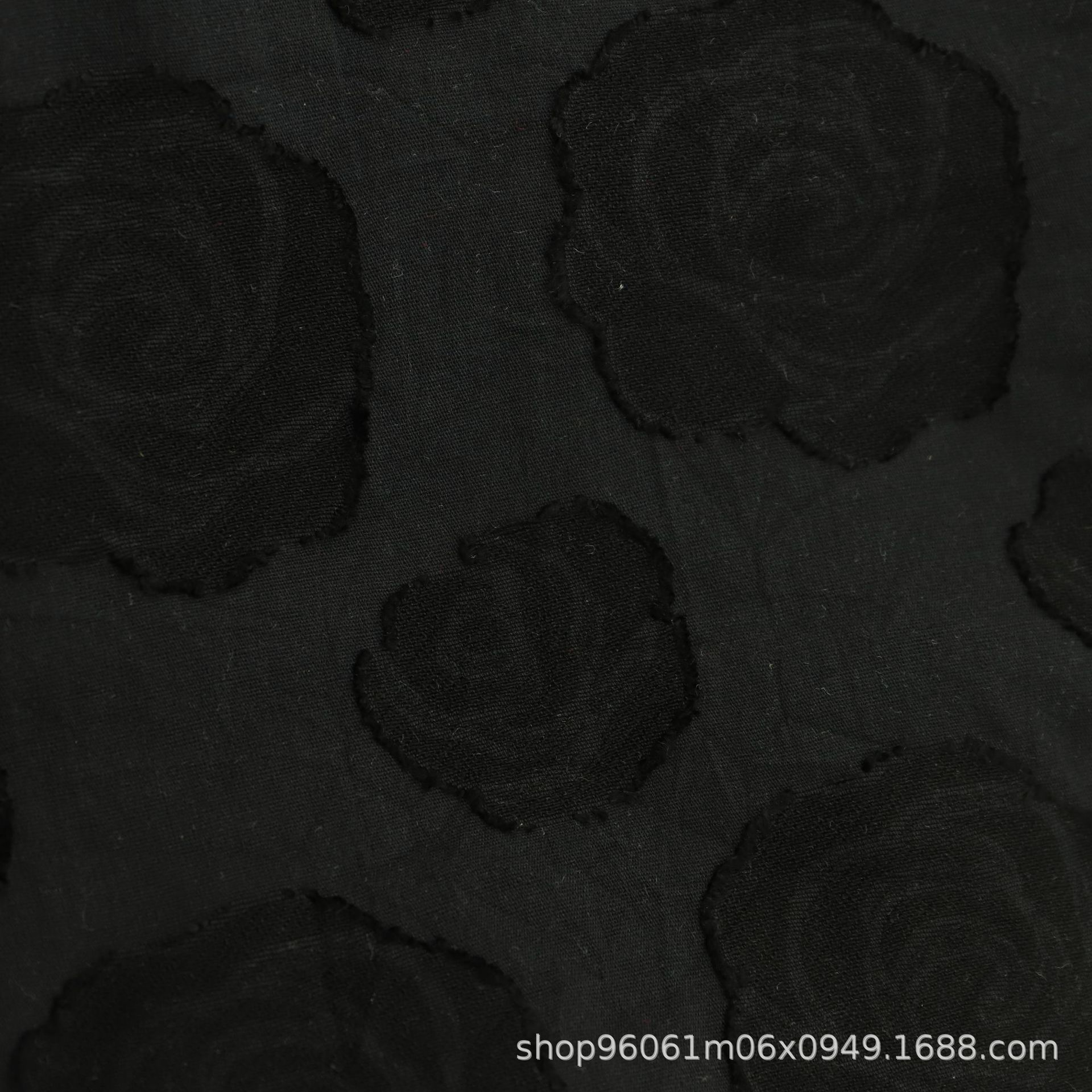 Picture of Factory wholesale linen cotton rose jacquard cut cloth retro art dress overskirt shirt clothing fabric