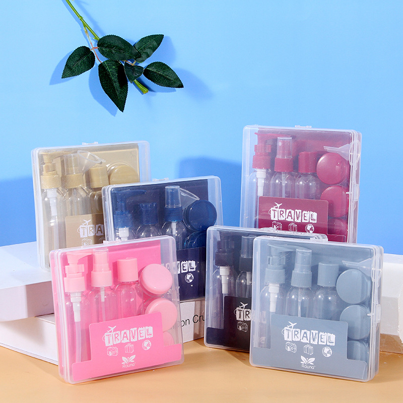 pet boxed travel sub-bottling suit Rouna sub-bottling bottle spray bottle spray bottle empty bottle Wei Shangke