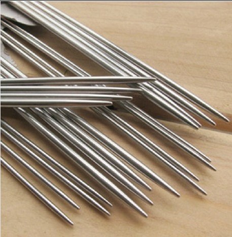Picture of Stainless Steel Straight Needles, Stick Needles, Sweater Needles, Cashmere Yarn, Mink Yarn, Baby Thread