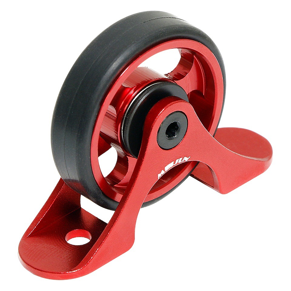 Single Wheel Easy Wheel Aluminum Alloy Small Cloth Folding Car Mudguard Easy Wheel Trailer Cart Mudguard Wheel