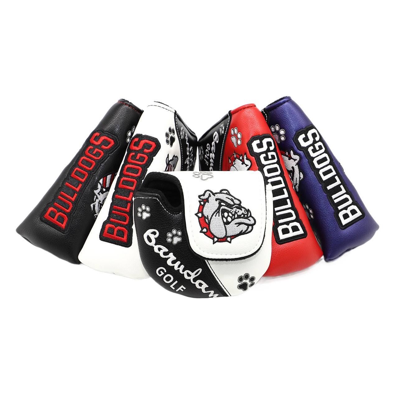 Bulldog Golf Putter Magnet Cap Set 30 Starting Club Set Large Semicircle/Right-Angle Putter Set