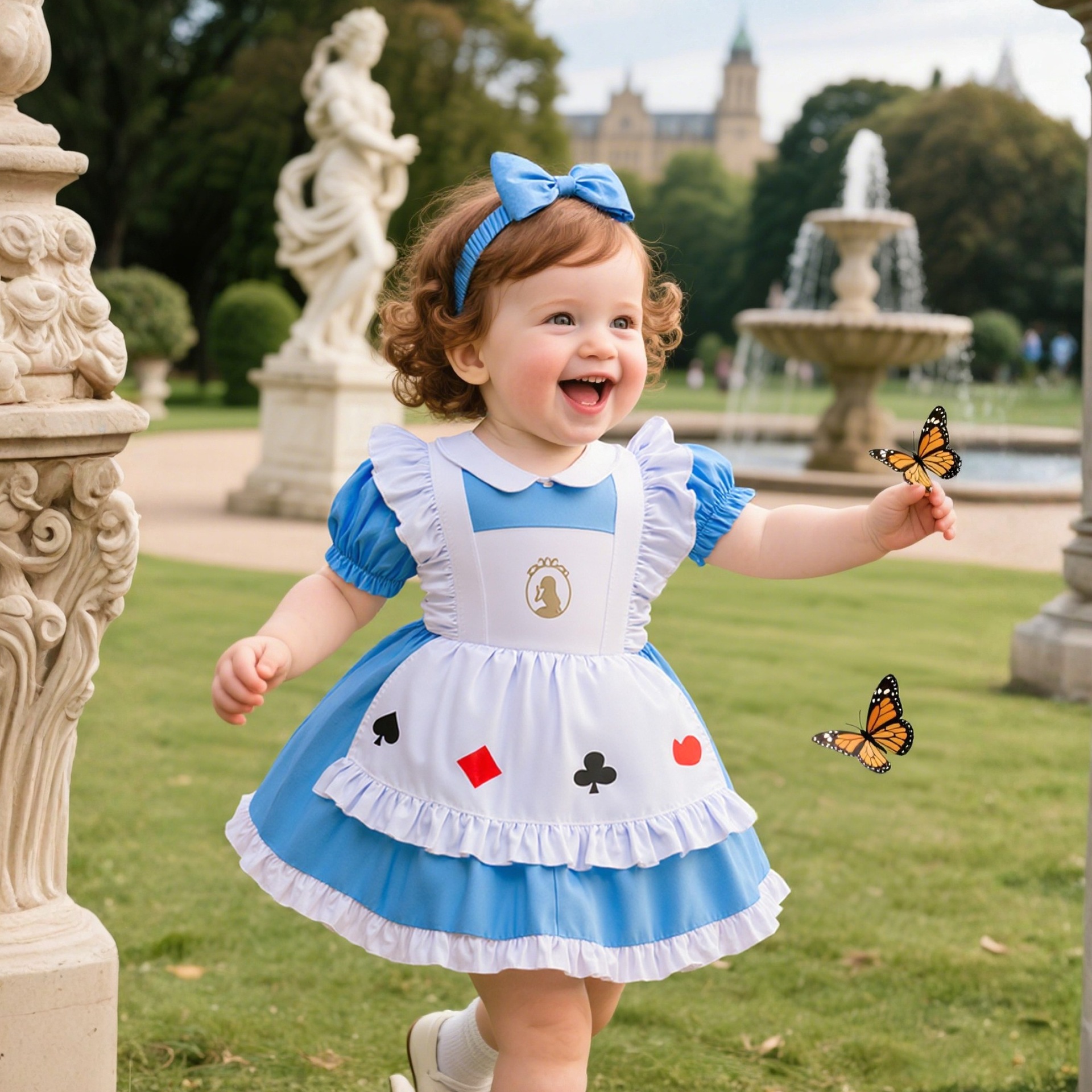 Baby Skirt Summer suit Girl Baby Clothes Princess Super Cute Full Moon Hundred Days Sling Bag Fart Clothes