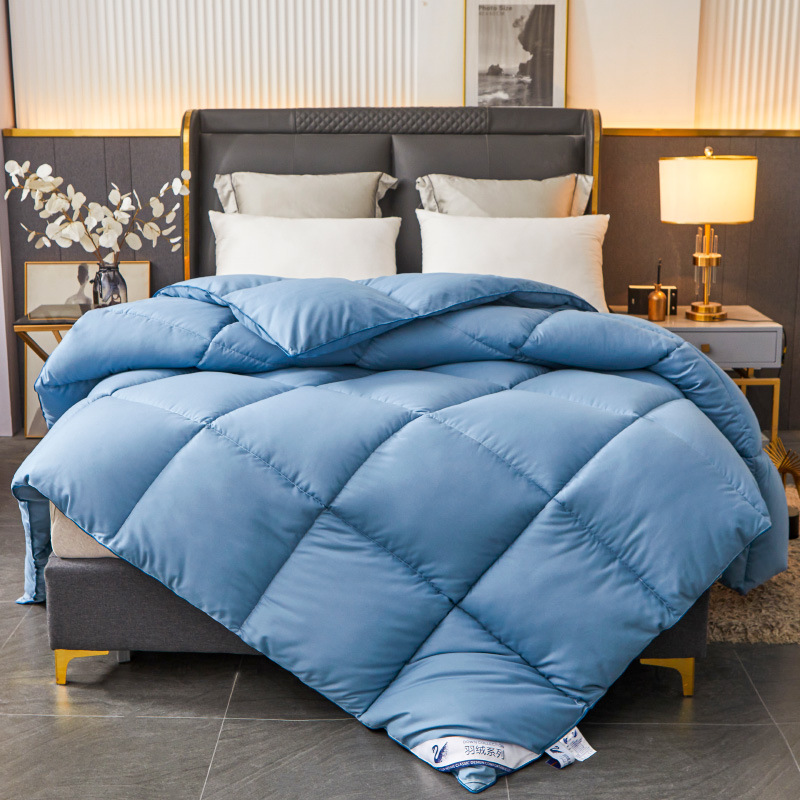 Picture of genuine goods Feather Velvet Quilt Spring and Autumn Quilt Thickened Gift Winter Quilt Down Quilt Cold-proof Warm Thick Quilt for Student Dormitory