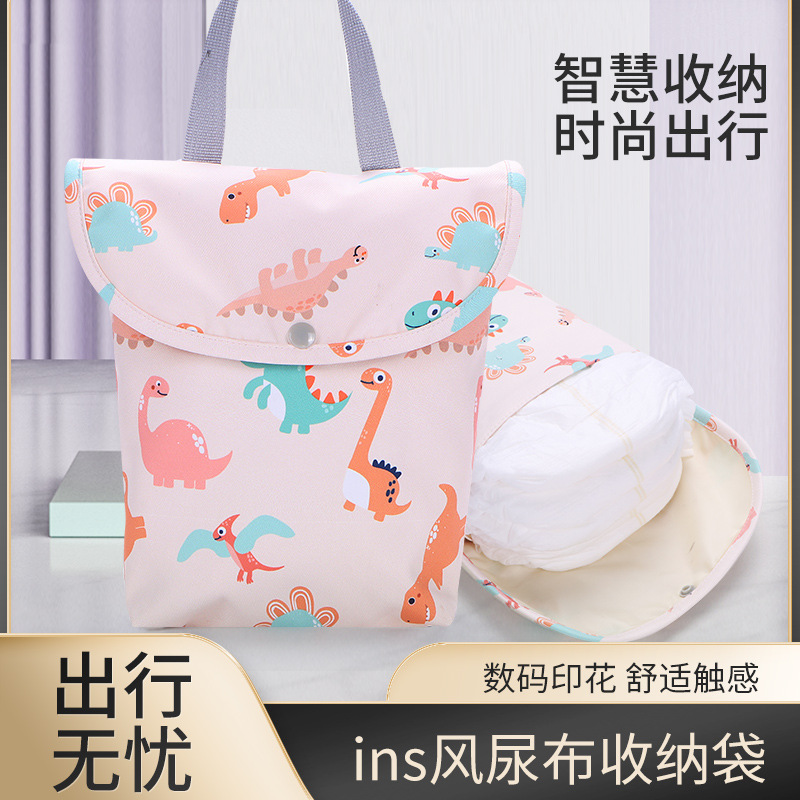 Baby Diaper Storage Bag Outgoing Portable Waterproof Baby Bottle Diaper Storage Bag Diaper Bag
