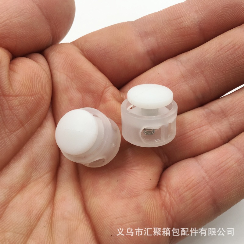 Picture of Lazy-free round double-hole shoelace buckle pig nose bread adjustable buckle shoelace buckle spring buckle