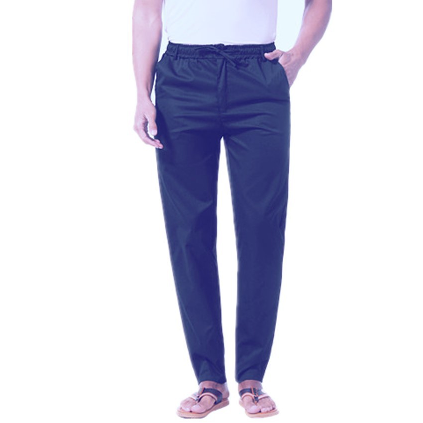 Picture of 2022 summer casual pants men's loose straight overalls long pants men's thin work Business stretch pants men