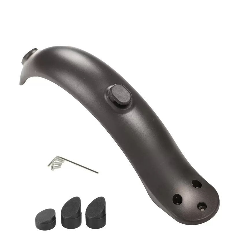 Picture of Electric scooter rear fender with hook Mijia M365 1S black white rear fender water block
