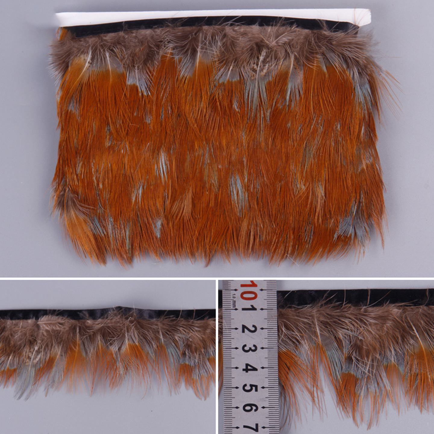Wholesale Pheasant Feather Cloth Edge Red Silk Cloth DIY Small Feather Skirt Clothing Accessories Decorative Wedding Lace