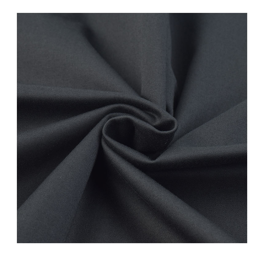 Woven cotton stretch twill weft super elastic high elastic fabric 95% cotton 5% spandex spring and summer fashion women's clothing