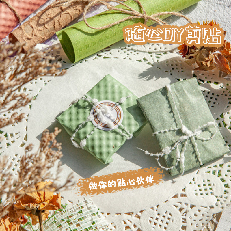 Picture of Retrostory Cloud Yarn Retro Base Decorative Background Paper Material Package DIY Handmade Pain Package Hand Account Material Paper