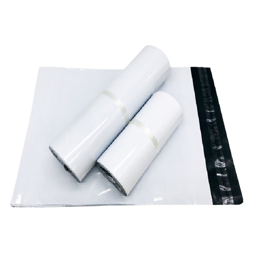 Chuanglijie White New Material Express Bag Thickeneded Color Packaging E-Commerce Logistics Clothing Packaging Discount Wholesale Cross