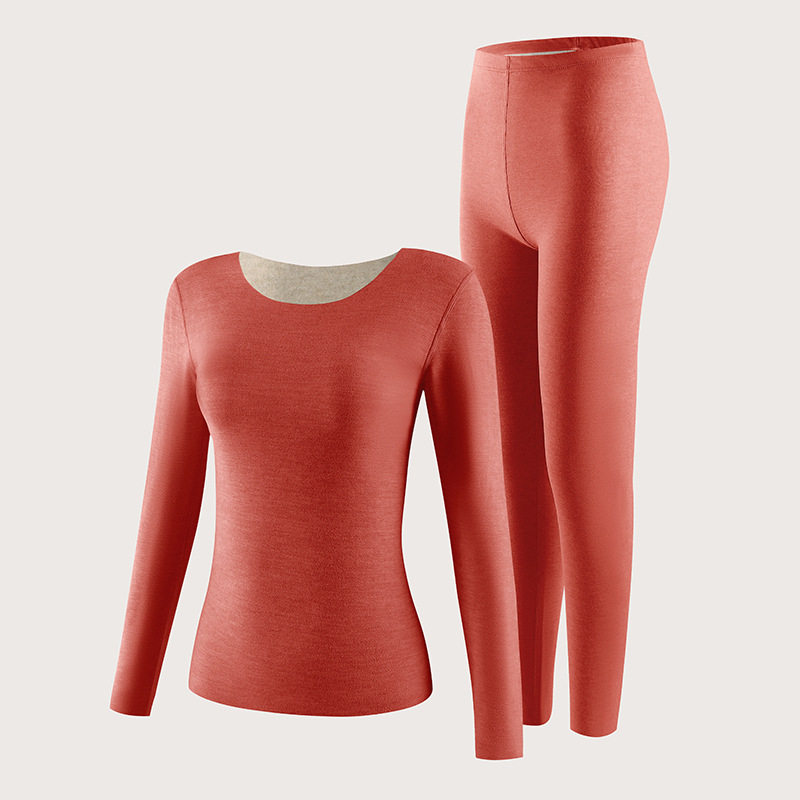 Picture of TikTok New Cashmere Silk Thermal Underwear suit Women's Autumn Clothes and Pants High Quality Niche Thickened All-match