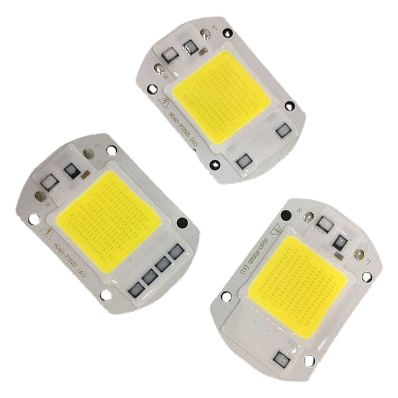 Ac220V High-Voltage Driver-Free Light Source Integrated Lamp Beads 20W30W50W High Light Efficiency Led Lamp Beads Full Spectrum