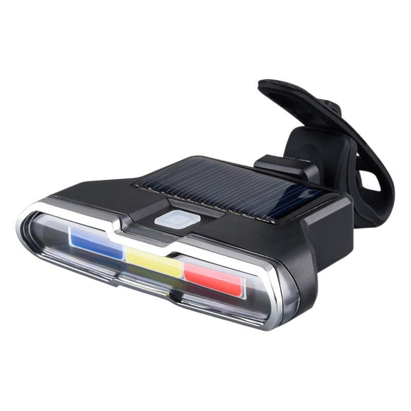 2024 new bicycle solar taillights creative taillights mountain bike lights riding warning lights riding