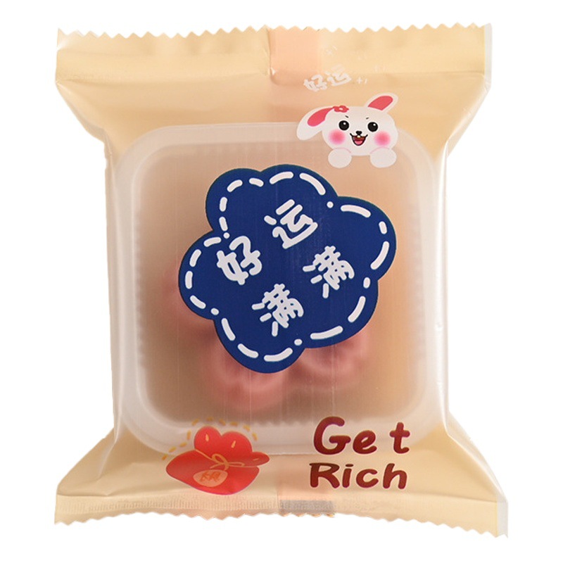 2025 Internet Celebrity New Mid-Autumn Festival Mooncake Packaging Bag Transparent Baked Ice Skin Egg Yolk Pastry Machine Sealing Bag Wholesale